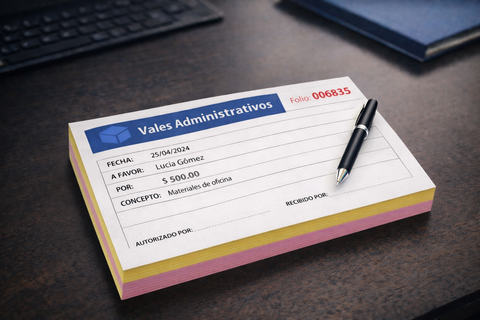 Vales administrativos