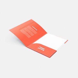 Carpetas corporativas con solapas