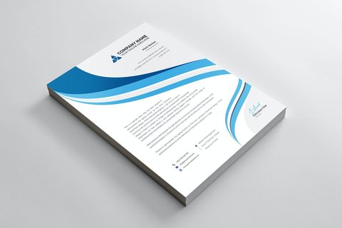 Hojas membretadas empresariales